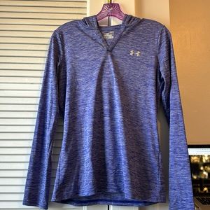 Loosely fitted Under Armor purple pullover